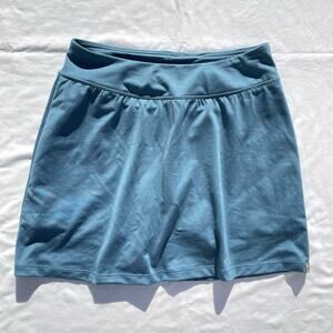 Title Nine Athletic Skirt Womens Small Blue Built In Shorts